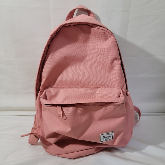peach color backpack